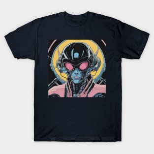 Sci-fi Anime Alien “Megamind” T-Shirt